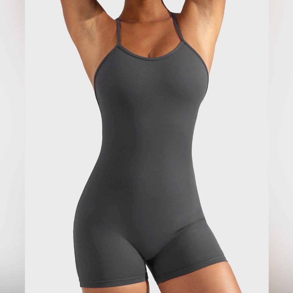 Seamless Black Shapewear Bodysuit